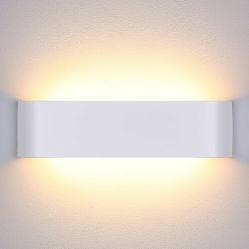 Lightess kinkiet LED 16W ścienny, ciepła biel, aluminiowy, 30 cm