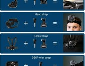 MMOBIEL zestaw akcesoriów 50w1 do kamer sportowych GoPro, DJI, Insta360 – zdjęcie 3