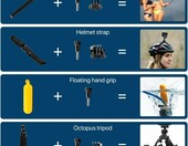MMOBIEL zestaw akcesoriów 50w1 do kamer sportowych GoPro, DJI, Insta360 – zdjęcie 4