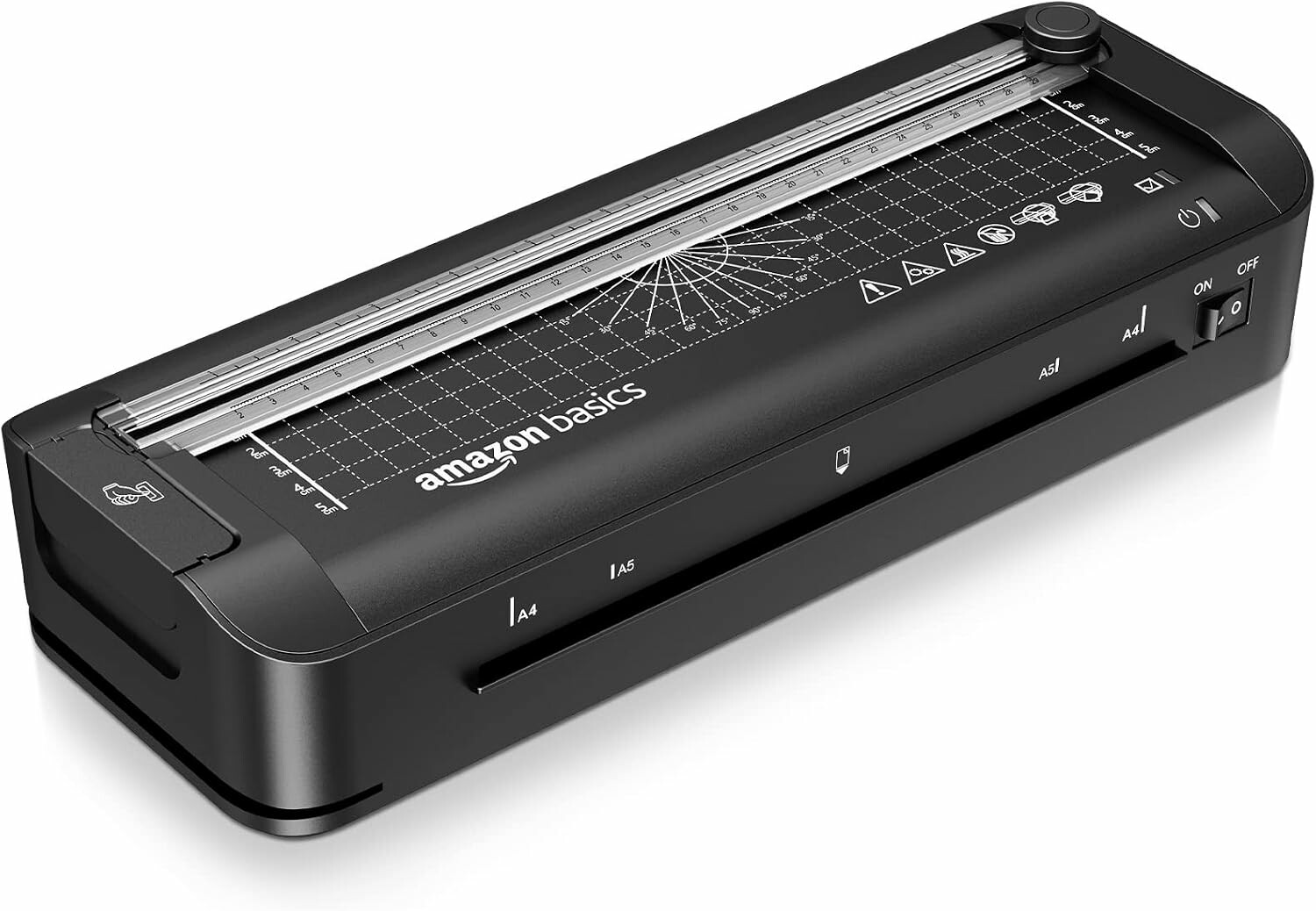 Amazon Basics laminator termiczny A4 3w1 - cięcie, dziurkowanie, zaokrąglanie