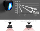BITIWEND bezprzewodowy alarm domowy z czujnikiem ruchu PIR, 110 dB – zdjęcie 4