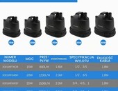 EXLECO pompa zatapialna do fontanny ogrodowej, 1200 l/h, 20 W – zdjęcie 3