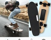 XUXIAO elektryczna deskorolka longboard z pilotem, 22 km/h, zasięg 8 km – zdjęcie 3