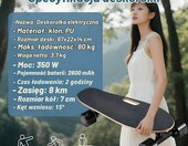 XUXIAO elektryczna deskorolka longboard z pilotem, 22 km/h, zasięg 8 km – zdjęcie 5