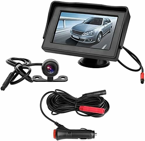 OBEST - zestaw kamera cofania z monitorem LCD 4,3 cala
