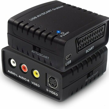 Grabber wideo VHS/Hi8/SCART na USB Rybozen (stan nowy)