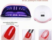 Aokyom lampa UV LED do manicure 160W z czujnikiem ruchu, 4 timery – zdjęcie 2