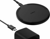 Belkin BoostCharge - bezprzewodowa ładowarka indukcyjna Qi 15W, czarna – zdjęcie 1