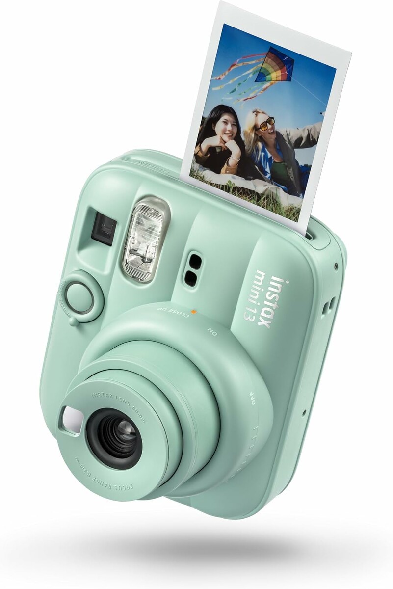 Fujifilm Instax Mini 13 - aparat natychmiastowy, zielony Lagoon Green