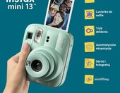 Fujifilm Instax Mini 13 - aparat natychmiastowy, zielony Lagoon Green – zdjęcie 2