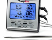 ThermoPro TP17 – termometr kuchenny z dwiema sondami, LCD, alarm – zdjęcie 1