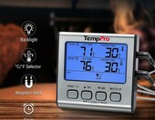 ThermoPro TP17 – termometr kuchenny z dwiema sondami, LCD, alarm – zdjęcie 5