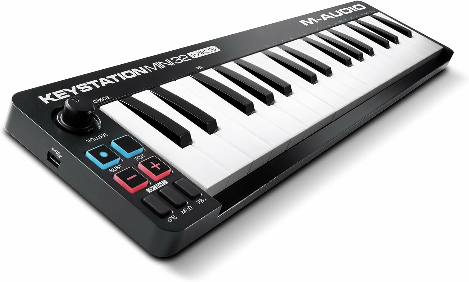 M-Audio Keystation Mini 32 MK3 – klawiatura sterująca USB MIDI, 32 klawisze