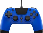 Gioteck VX-4 – przewodowy pad USB do PS4, niebieski – zdjęcie 2