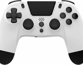 Gioteck VX4 Premium – bezprzewodowy pad Bluetooth do PS4 i PC, biały – zdjęcie 2