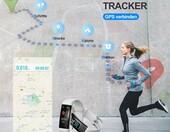 LEBEXY – opaska fitness z krokomierzem i pomiarem snu, szara – zdjęcie 2