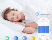 LEBEXY – opaska fitness z krokomierzem i pomiarem snu, szara – zdjęcie 4