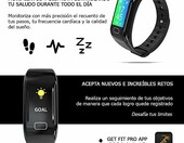 NK Smartband-02 – opaska sportowa z pomiarem tętna i snu, czarna – zdjęcie 4