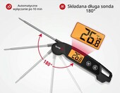 ThermoPro TP603 – termometr kuchenny błyskawiczny z sondą, wodoodporny – zdjęcie 4