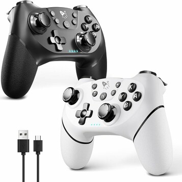 Komplet 2 bezprzewodowych kontrolerów AceGamer (stan nowy)