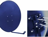 Antena satelitarna LTC 90 cm – stal ocynkowana, granatowa – zdjęcie 2