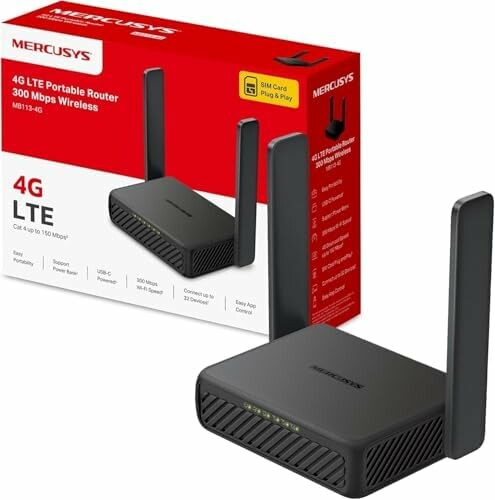 Mercusys MB113-4G – przenośny router LTE Wi-Fi z gniazdem SIM