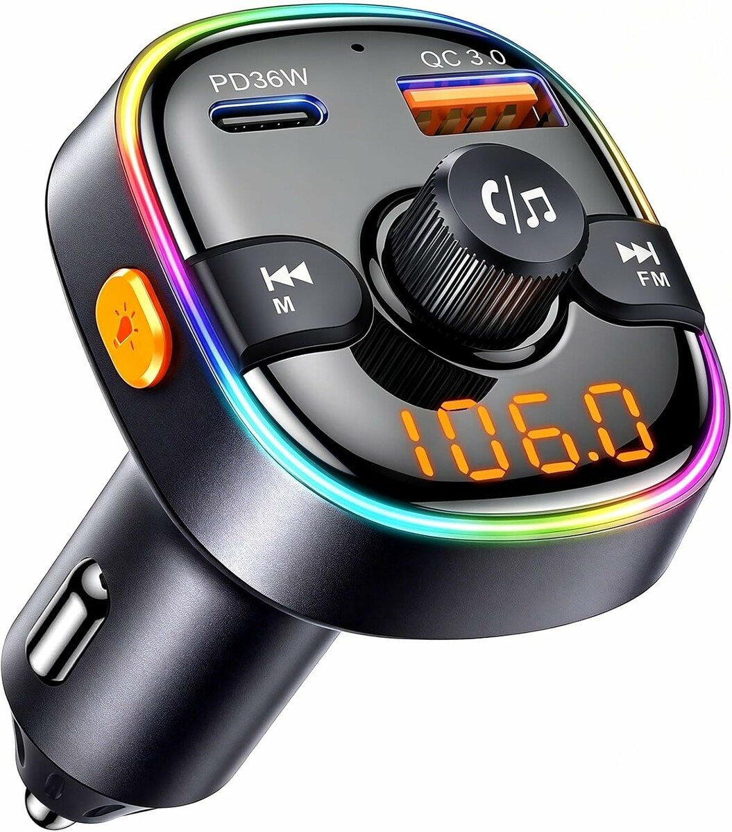 GizmoVine BC60C – transmiter FM Bluetooth z czytnikiem TF i ładowaniem PD