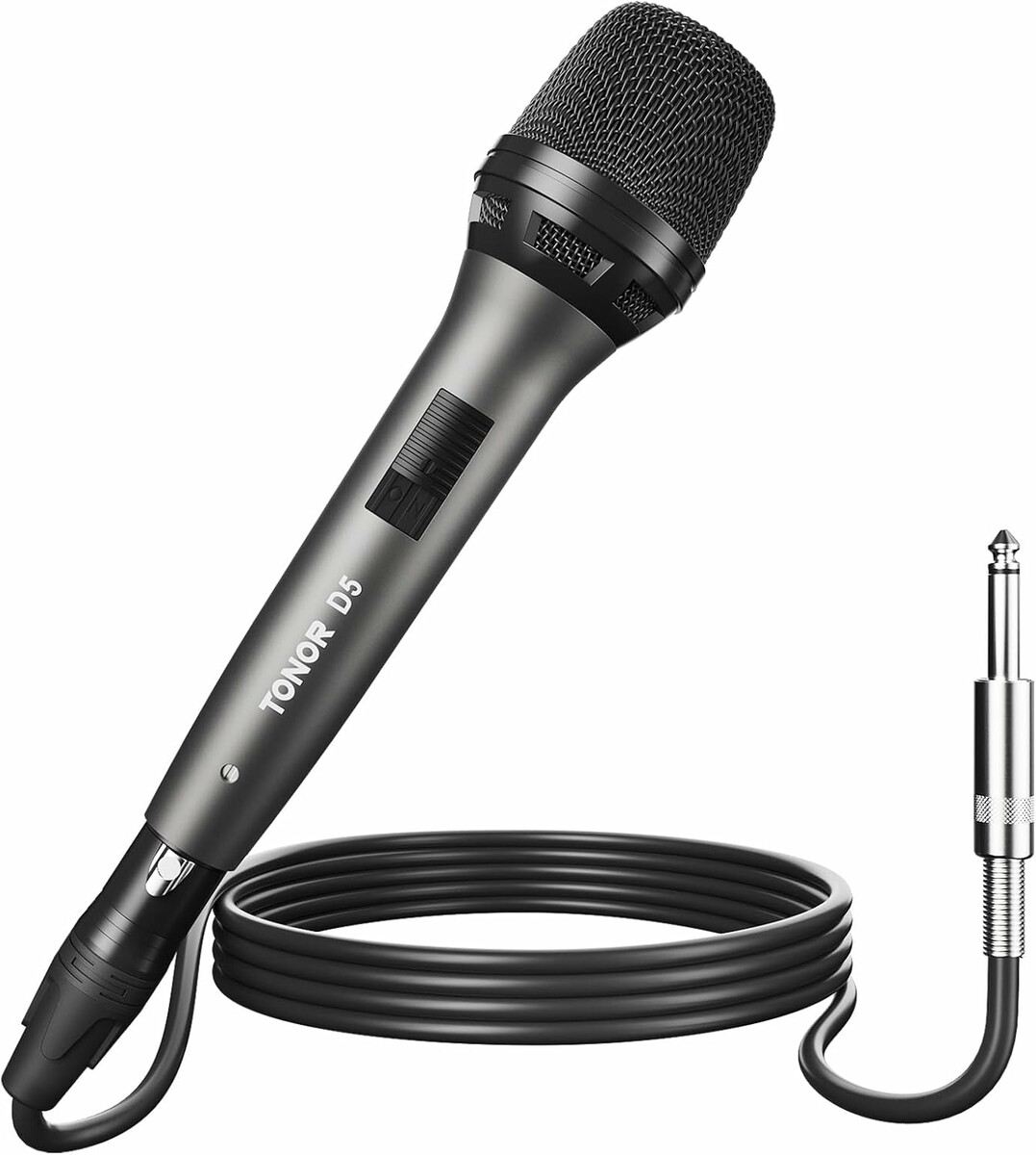 TONOR D5 Mikrofon dynamiczny wokalny XLR - ręczny, do śpiewu i karaoke