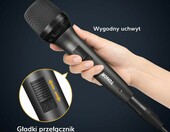 TONOR D5 Mikrofon dynamiczny wokalny XLR - ręczny, do śpiewu i karaoke – zdjęcie 4