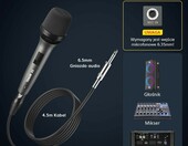 TONOR D5 Mikrofon dynamiczny wokalny XLR - ręczny, do śpiewu i karaoke – zdjęcie 5