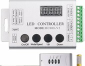 Fafeicy Sterownik LED RGB SPI 5-24V do taśm LED z pilotem RF – zdjęcie 1