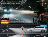 toptrek Zestaw oświetlenia rowerowego LED USB-C - przednie i tylne, StVZO – zdjęcie 3