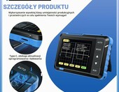 Halorin DSO152 Mini oscyloskop cyfrowy niebieski - 200 kHz, ekran 2,8" – zdjęcie 4