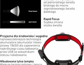 Ledlenser H8R – latarka czołowa LED 600 lm z akumulatorem 18650 – zdjęcie 4