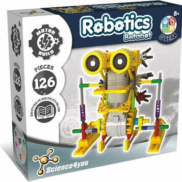 Science4you Betabot – robot do samodzielnego montażu, zestaw 126 elementów