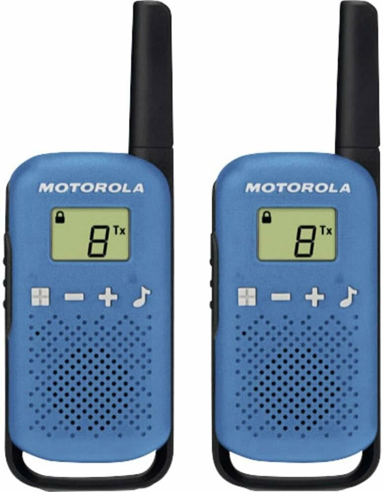 Motorola Talkabout T42 – zestaw 2 krótkofalówek PMR446, niebiesko-czarne
