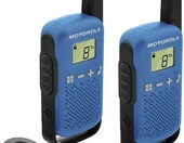 Motorola Talkabout T42 – zestaw 2 krótkofalówek PMR446, niebiesko-czarne – zdjęcie 2
