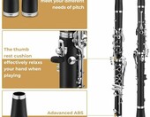 Vangoa VCB-1 – klarnet B-flat 17 klap z kompletnym zestawem akcesoriów – zdjęcie 2