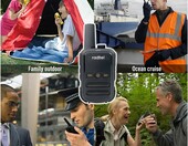 Radtel RT12 – zestaw 2 krótkofalówek PMR446 z ładowaniem USB, czarne – zdjęcie 5