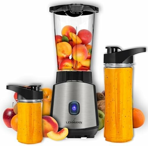 Lehmann Smoofit – blender kielichowy 1200 W z dwiema butelkami na wynos