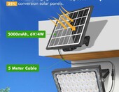 CLY solarny naświetlacz LED 30 W z czujnikiem ruchu, panel słoneczny – zdjęcie 2