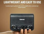 SONICAKE Triangle QAM-10 – przenośny wzmacniacz gitarowy 10 W z Bluetooth – zdjęcie 2