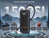 Acmount W160 – urządzenie rozruchowe 21800 mAh z kompresorem 150 PSI – zdjęcie 3