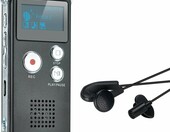 COVVY Dyktafon Cyfrowy 8 GB – rejestrator głosu z odtwarzaczem MP3 – zdjęcie 1