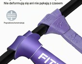 FitBeast Zestaw 5 Taśm Oporowych – opór 5-125 LB, torba, zaczep na drzwi – zdjęcie 3