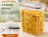 GoMaihe Zestaw 6 Pojemników 4L – hermetyczne pojemniki na żywność – zdjęcie 4