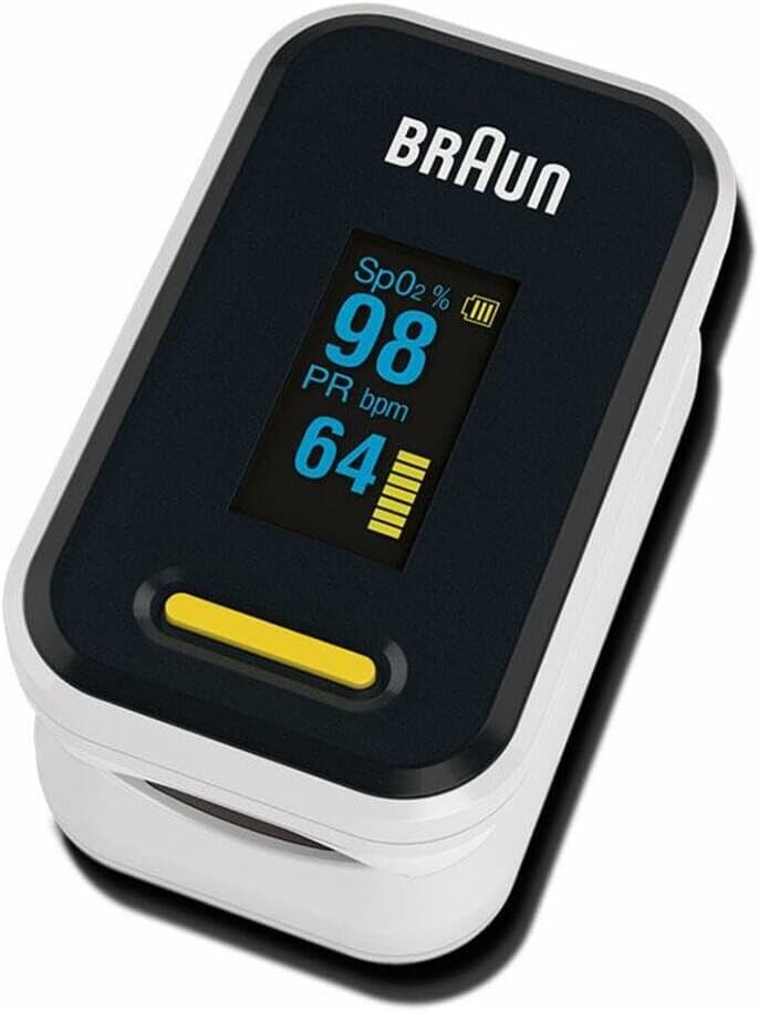 Braun Pulsoksymetr 1 YK-81CEU – klinicznie certyfikowany, wyświetlacz OLED