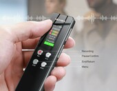 MECHEN Dyktafon Cyfrowy 128 GB – aktywacja głosem, redukcja szumów – zdjęcie 5