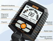 SUNPOW OTMD-13 Wykrywacz Metali z LCD – zestaw 4 trybów, cewka IP68 – zdjęcie 2