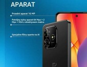 myPhone N23 Plus 8/256 GB – smartfon 6,7 cala AMOLED 120 Hz, 4G, NFC, czarny – zdjęcie 3